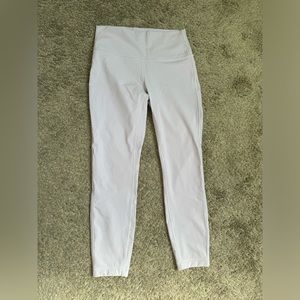 Lilac lululemon double lined fast and free leggings